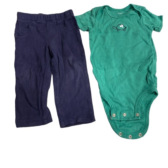 Puma Carters infant boys 3 outfit bundle shorts tops sweatpants - Picture 2 of 10